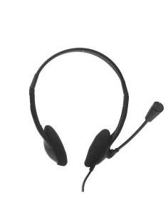Nilox NXAU0000002 cuffia e auricolare Cablato A Padiglione Ufficio USB tipo A Nero