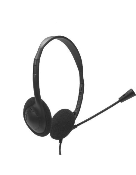 Nilox NXAU0000002 cuffia e auricolare Cablato A Padiglione Ufficio USB tipo A Nero