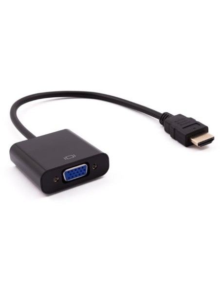 Nilox ADATTATORE HDMI - VGA M H 0,15 m HDMI tipo A (Standard) VGA (D-Sub) Nero