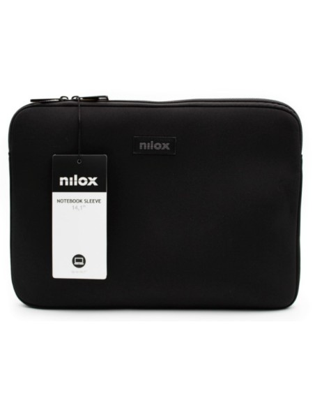 Nilox NXF1401 borsa per laptop 35,8 cm (14.1") Custodia a tasca Nero