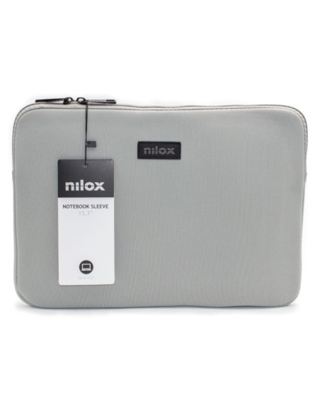 Nilox NXF1302 borsa per laptop 33,8 cm (13.3") Custodia a tasca Grigio