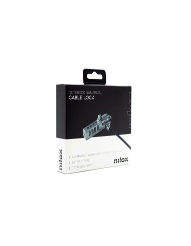 Nilox NXSC002 cavo di sicurezza Nero 1,8 m