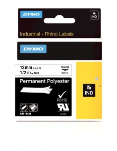 Dymo NASTRO12MMX5.5M POLIESTERE NE BI D1 RHINOPRO 18483A 0071701184832 MATERIALE DI CONSUMO