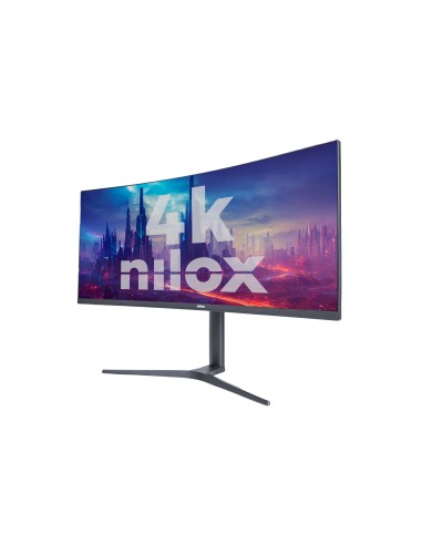 Nilox MONITOR 34" NXM344KD11 ULTRAWIDE 4K CURVO 144HZ 2HDMI 2DP 1MS MMDIA Monitor PC 86,4 cm (34") 3440 x 1440 Pixel UltraWide