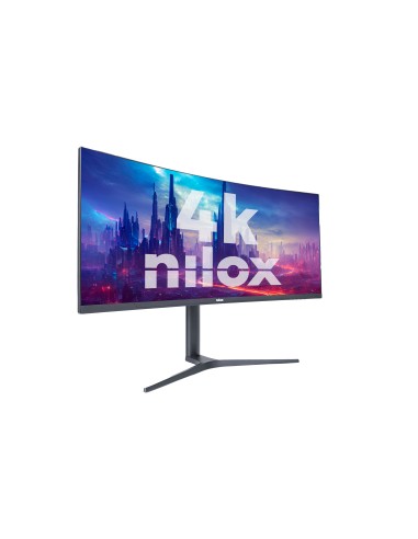 Nilox MONITOR 34" NXM344KD11 ULTRAWIDE 4K CURVO 144HZ 2HDMI 2DP 1MS MMDIA Monitor PC 86,4 cm (34") 3440 x 1440 Pixel UltraWide