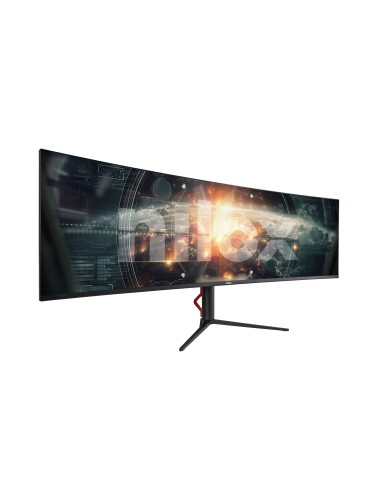 Nilox NXM49CRVDC Monitor PC 124,5 cm (49") 5120 x 1440 Pixel Dual QHD LED Nero