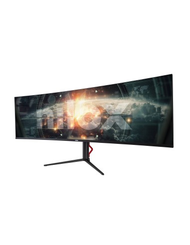 Nilox NXM49CRVDC Monitor PC 124,5 cm (49") 5120 x 1440 Pixel Dual QHD LED Nero