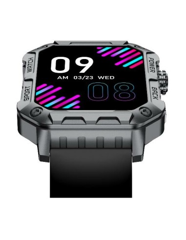 Nilox NXSWTRAILWATCH smartwatch e orologio sportivo 4,85 cm (1.91") Digitale 320 x 385 Pixel Touch screen Acciaio inox
