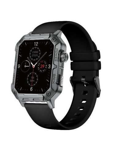 Nilox NXSWTRAILWATCH smartwatch e orologio sportivo 4,85 cm (1.91") Digitale 320 x 385 Pixel Touch screen Acciaio inox