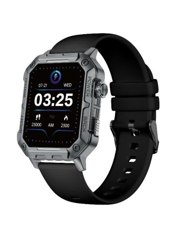 Nilox NXSWTRAILWATCH smartwatch e orologio sportivo 4,85 cm (1.91") Digitale 320 x 385 Pixel Touch screen Acciaio inox