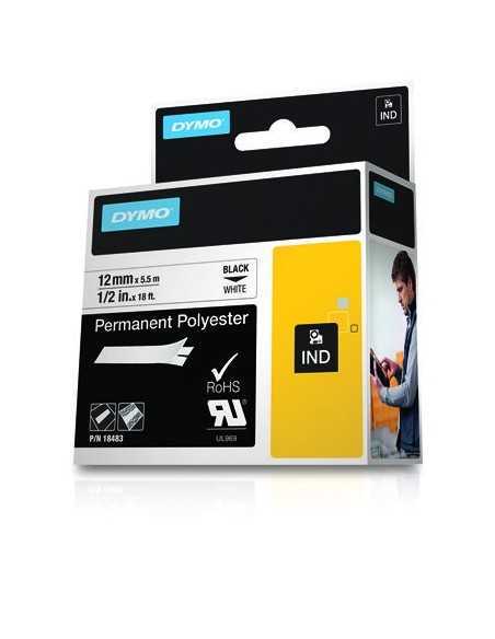 Dymo NASTRO12MMX5.5M POLIESTERE NE BI D1 RHINOPRO 18483A 0071701184832 MATERIALE DI CONSUMO