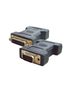 Nilox NX080200114 adattatore per inversione del genere dei cavi VGA DVI-I Nero