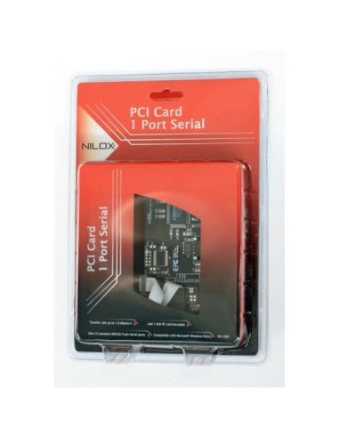 Nilox SCHEDA PCI 1 PORTA SERIALE scheda di interfaccia e adattatore