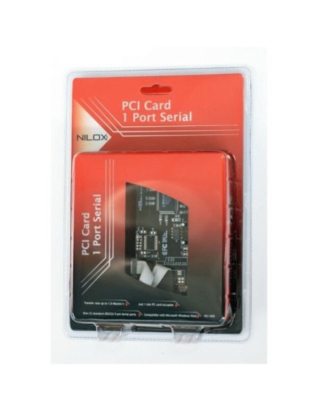 Nilox SCHEDA PCI 1 PORTA SERIALE scheda di interfaccia e adattatore