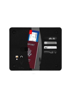 Celly Venere Passport Portafoglio Nero Ecopelle 2