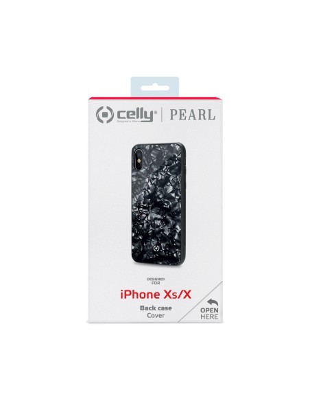 Celly Pearl custodia per cellulare 14,7 cm (5.8") Cover Nero Celly Pearl custodia per cellulare 14,7 cm (5.8") Cover Nero