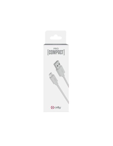 Celly PCUSBMICROWH cavo USB 1 m USB A Micro-USB A Bianco
