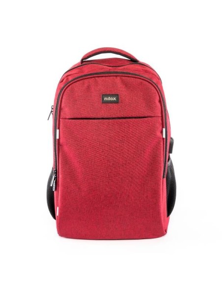 Nilox NXBK042 zaino Zaino casual Rosso Poliestere