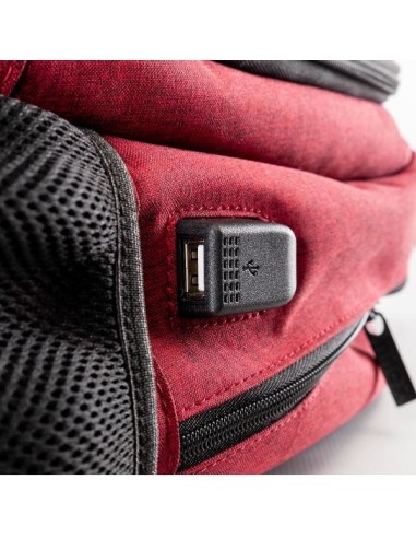 Nilox NXBK042 zaino Zaino casual Rosso Poliestere