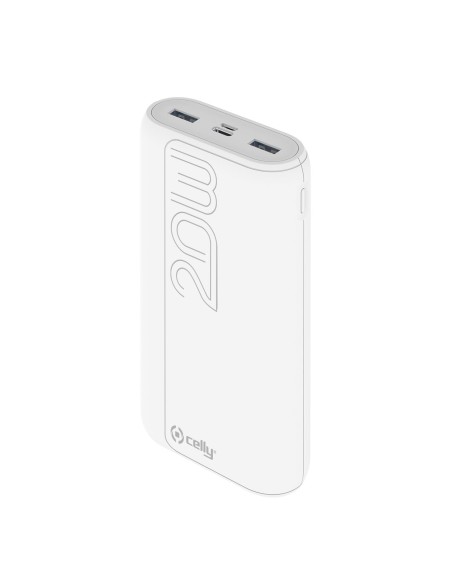 Celly PBPD20000EVOWH batteria portatile 20000 mAh Bianco