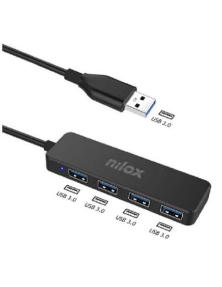 Nilox HUB USB 4 PORTE USB 3.0 0 Mbit s