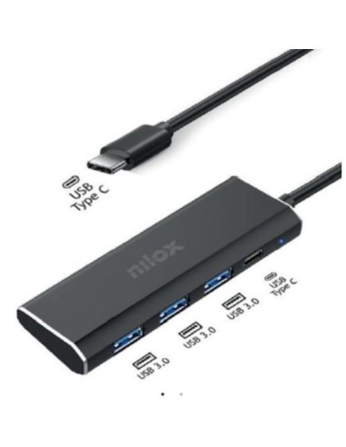 Nilox HUB USB C 3USB3.0 1USBC 0 Mbit s