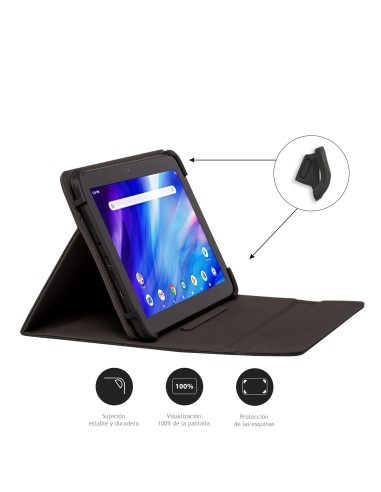 Nilox NXFB001 custodia per tablet 26,7 cm (10.5") Custodia a fondina Nero