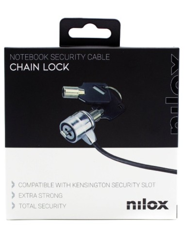 Nilox NXSC001 cavo di sicurezza Nero 1,8 m