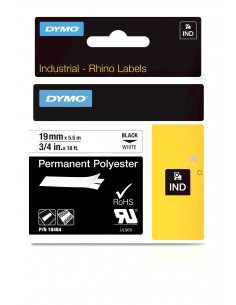 Dymo NASTRO 19MMX5.5M POLIESTERE N B D1 RHINOPRO 18484 0071701184849 MATERIALE DI CONSUMO