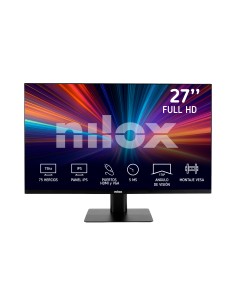 Nilox MONITOR 27" NXM27FHD11 LED IPS FHD 75HZ 16 9 5MS HDMI VGA-Desprecintado Monitor PC 68,6 cm (27") 1920 x 1080 Pixel Full HD