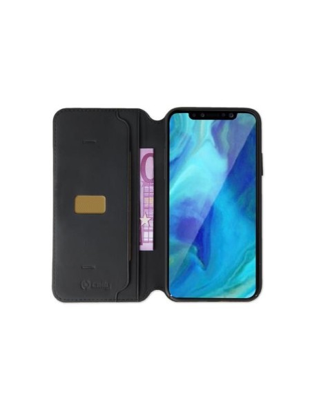 Celly PRESTIGE998BK custodia per cellulare 15,5 cm (6.1") Custodia a borsellino Nero