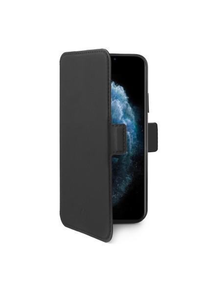 Celly PrestigeM custodia per cellulare 16,5 cm (6.5") Custodia a borsellino Nero