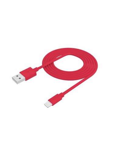 Celly PCUSBLIGHTRD cavo Lightning 1 m Rosso