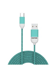 Celly PT-TC001-5L cavo USB USB 2.0 1,5 m USB A USB C Ciano