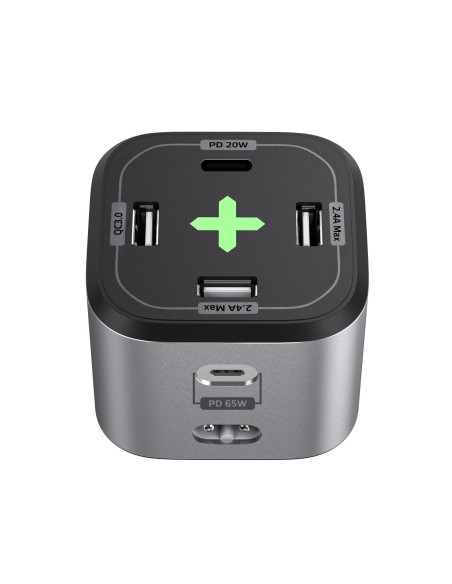Celly PS2USBC65W Caricabatterie per dispositivi mobili Fotocamera, Comandi di gaming, Cuffie, Telefono cellulare, Power bank,
