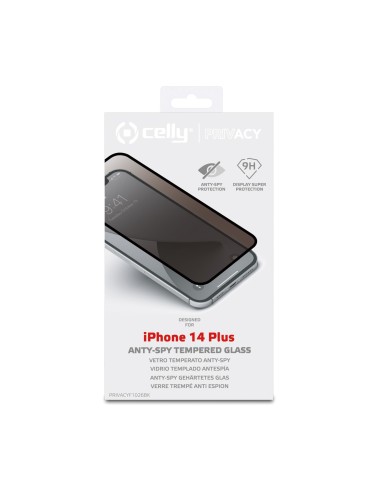 Celly PRIVACYF1026BK protezione per lo schermo e il retro dei telefoni cellulari Pellicola proteggischermo trasparente Apple 1