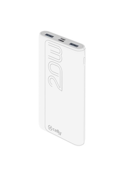 Celly PBPD10000EVOWH batteria portatile 10000 mAh Bianco