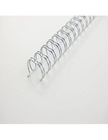 GBC Spirali metalliche WireBind argento 8 mm (100)