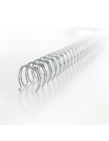 GBC Spirali metalliche WireBind argento 8 mm (100)