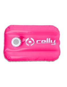Celly Poolpillow Altoparlante portatile mono Rosa, Bianco 3 W
