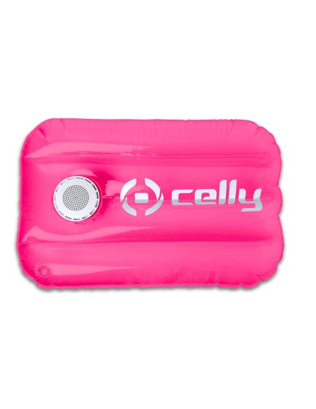 Celly Poolpillow Altoparlante portatile mono Rosa, Bianco 3 W