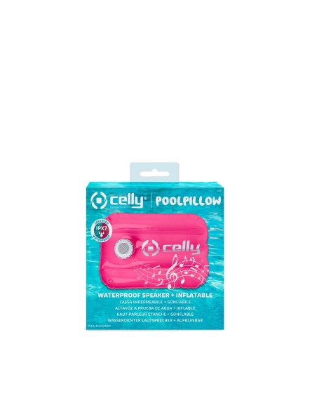Celly Poolpillow Altoparlante portatile mono Rosa, Bianco 3 W