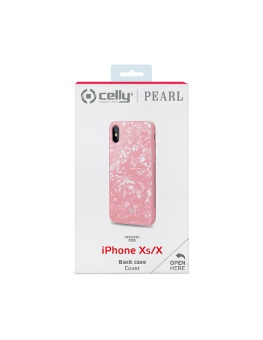 Celly Pearl custodia per cellulare 14,7 cm (5.8") Cover Rosa