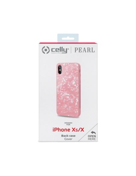 Celly Pearl custodia per cellulare 14,7 cm (5.8") Cover Rosa Celly Pearl custodia per cellulare 14,7 cm (5.8") Cover Rosa