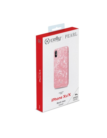 Celly Pearl custodia per cellulare 14,7 cm (5.8") Cover Rosa Celly Pearl custodia per cellulare 14,7 cm (5.8") Cover Rosa