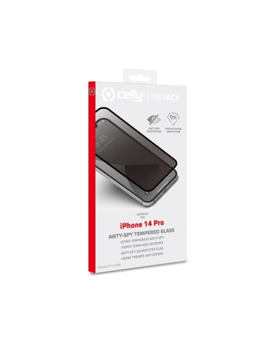Celly PRIVACYF1025BK protezione per lo schermo e il retro dei telefoni cellulari Pellicola proteggischermo trasparente Apple 1