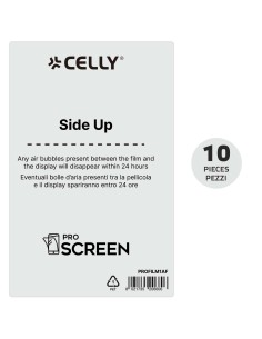 Celly PROFILM10AF protezione per lo schermo e il retro dei telefoni cellulari Pellicola proteggischermo trasparente Universale