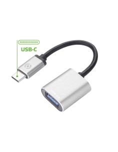 Celly PROUSBCUSBDS cavo USB USB 3.2 Gen 1 (3.1 Gen 1) USB C USB A Argento