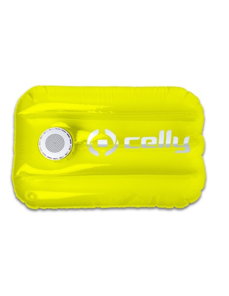 Celly Poolpillow Altoparlante portatile mono Bianco, Giallo 3 W