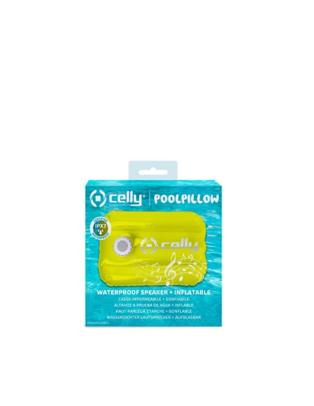 Celly Poolpillow Altoparlante portatile mono Bianco, Giallo 3 W